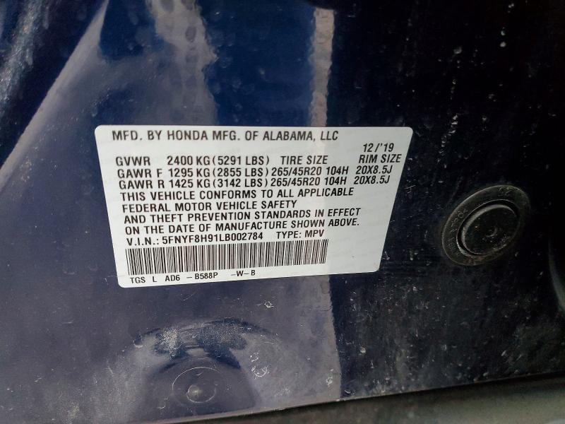 2020 Honda Passport Touring