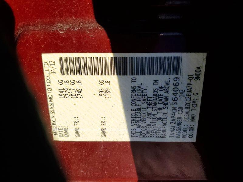 2012 Nissan Altima Base