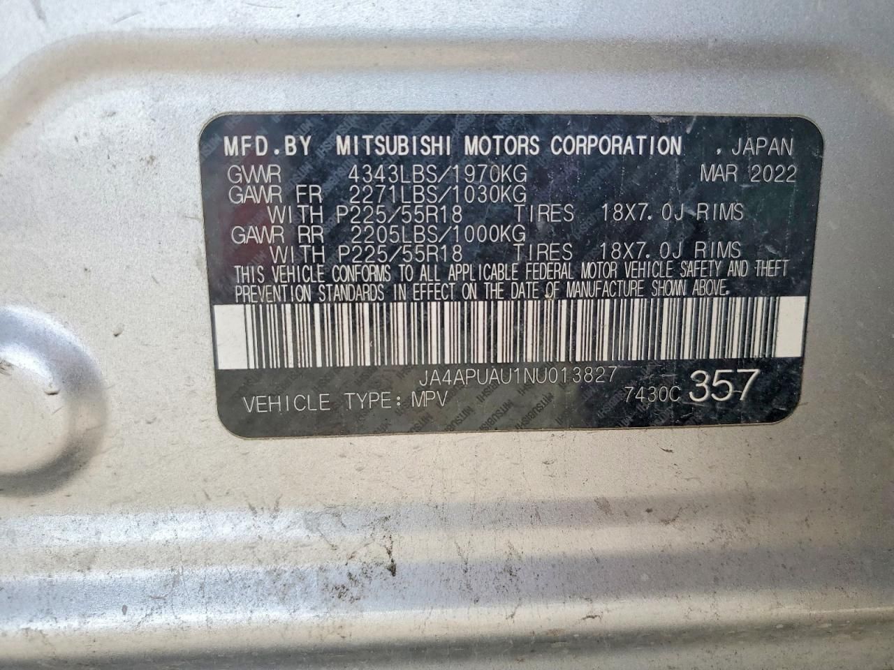 2022 Mitsubishi Outlander Sport es