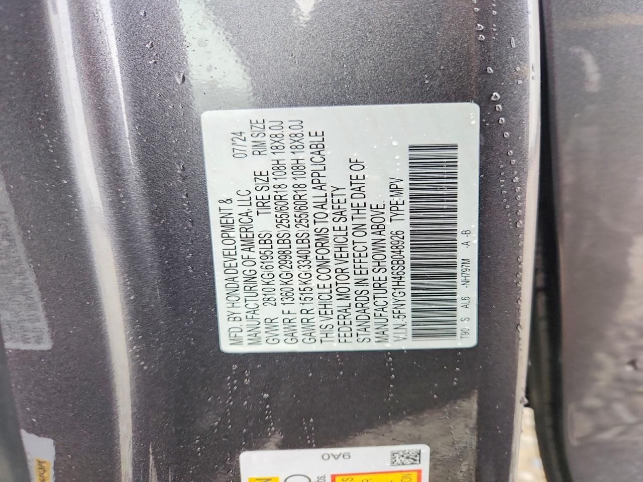 2025 Honda Pilot exl