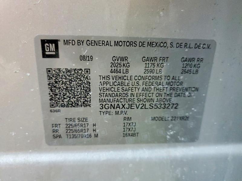 2020 Chevrolet Equinox lt