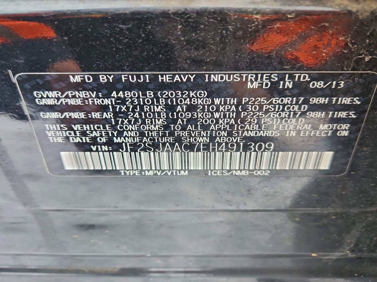 2014 Subaru Forester 2.5i