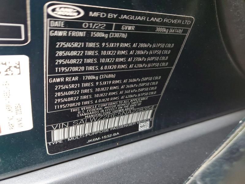 2022 Land Rover Range Rover Sport svr