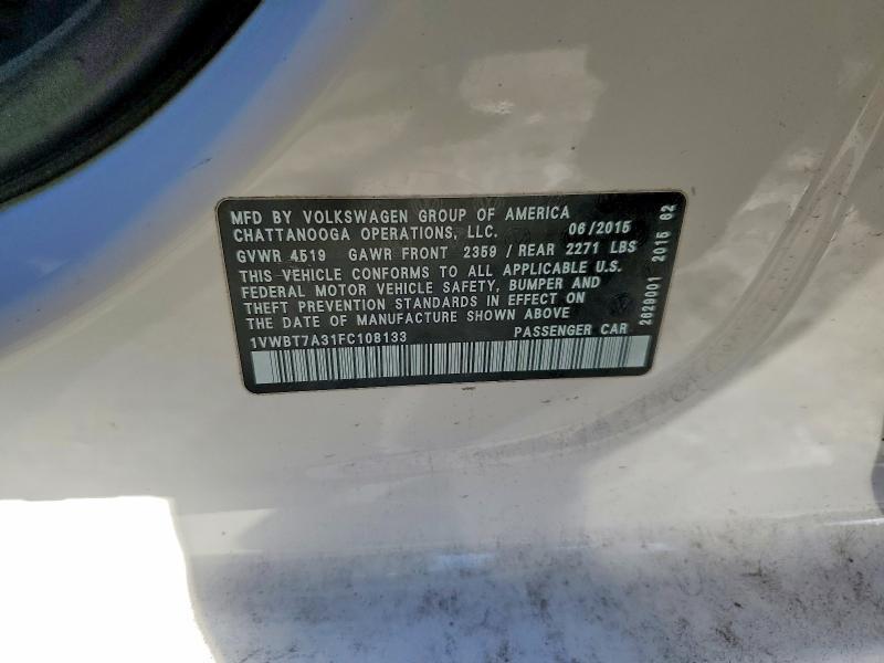 2015 Volkswagen Passat se