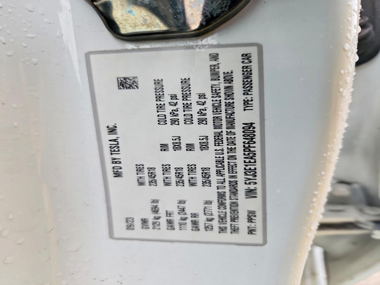 2023 Tesla Model 3