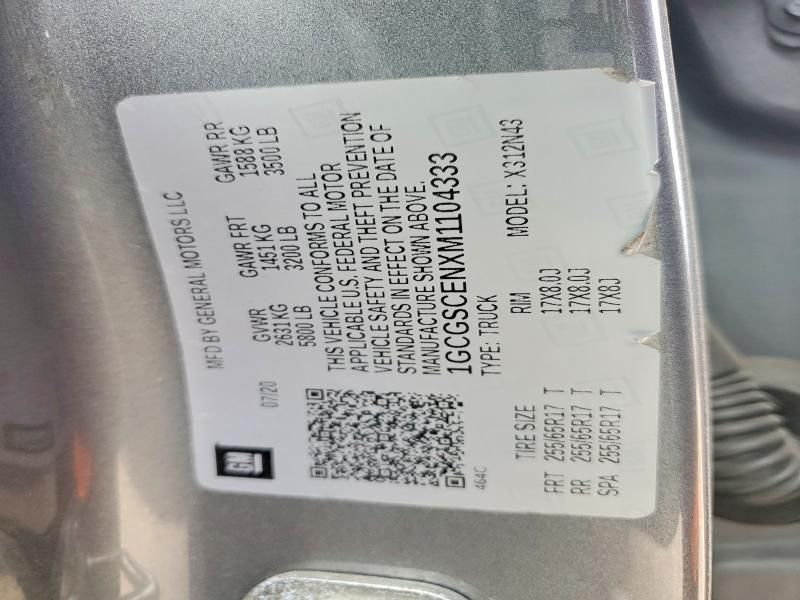 2021 Chevrolet Colorado lt