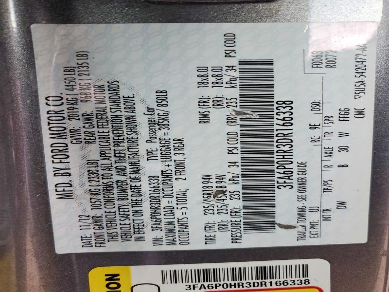 2013 Ford Fusion se