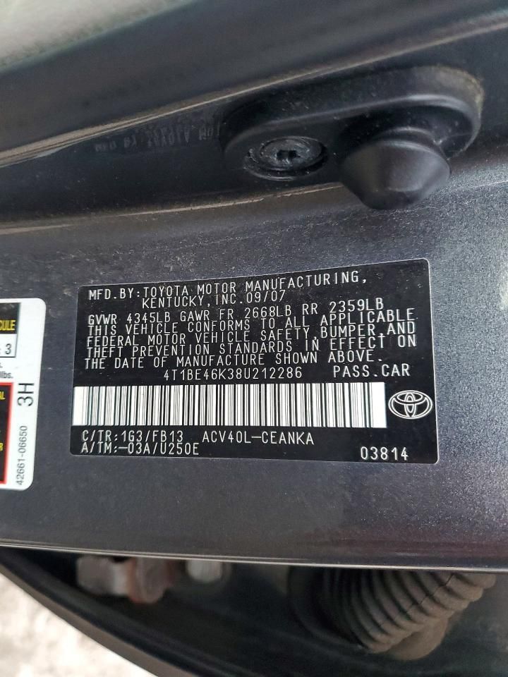 2008 Toyota Camry ce