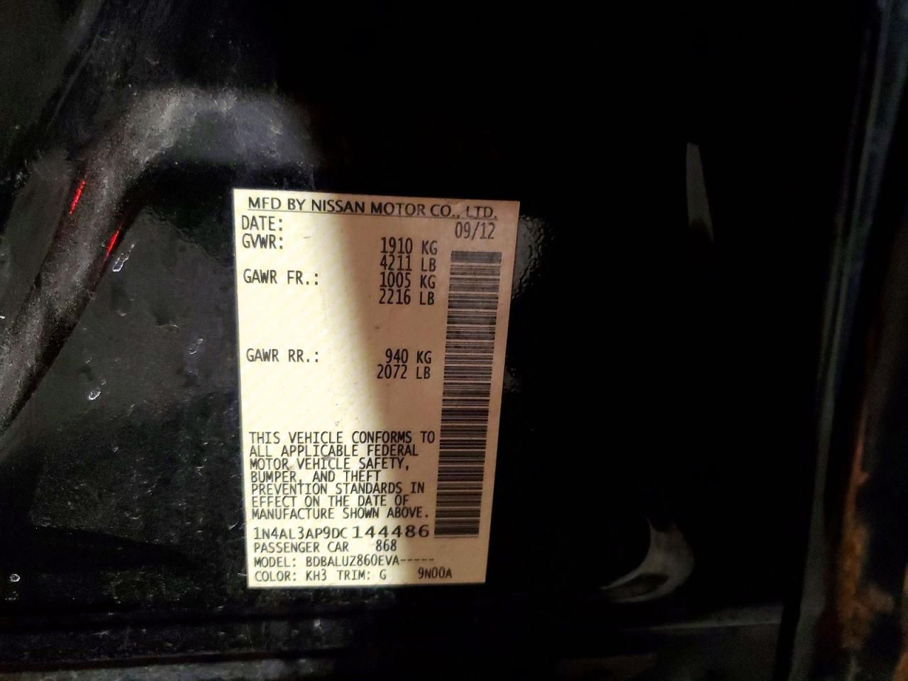 2013 Nissan Altima 2.5