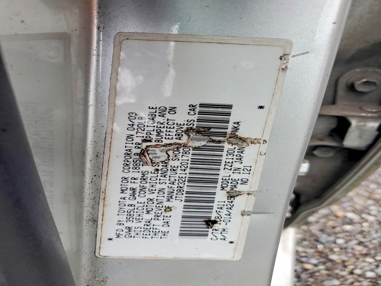 2004 Toyota Corolla ce