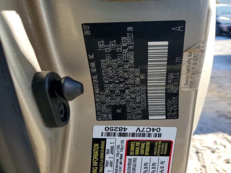 2008 Toyota Sienna xle