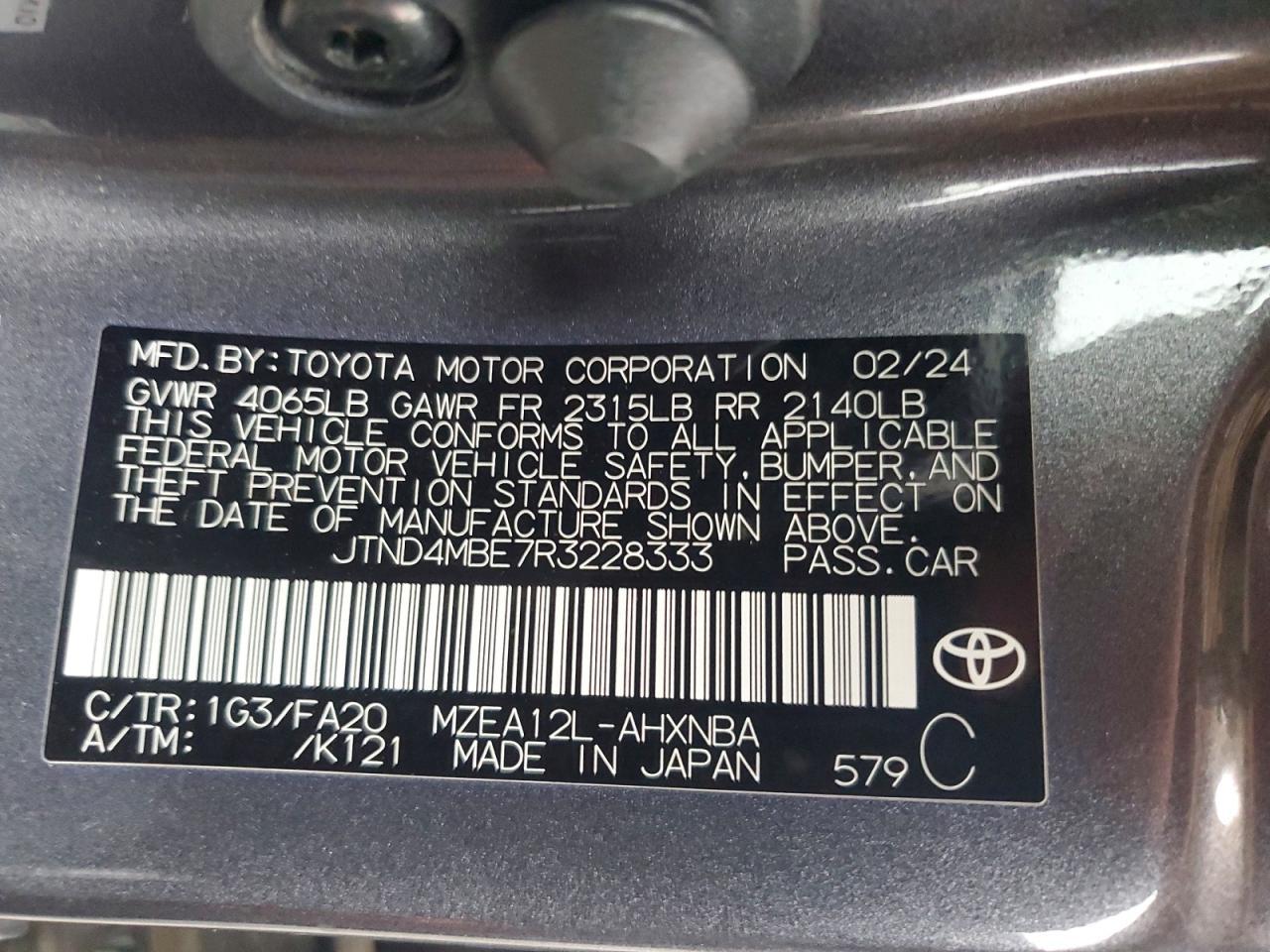 2024 Toyota Corolla se