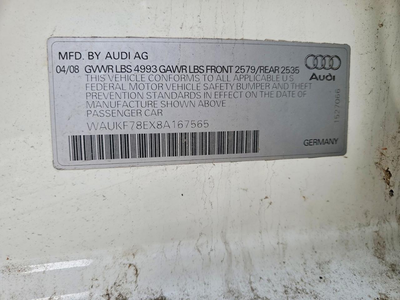 2008 Audi A4 2.0t Avant Quattro