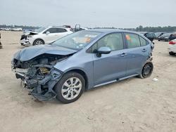 Salvage cars for sale from Copart Houston, TX: 2021 Toyota Corolla le