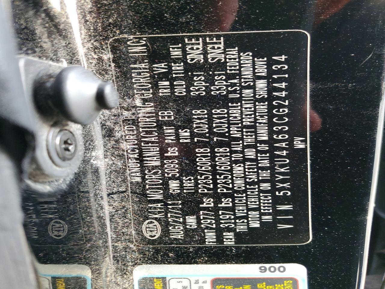 2012 KIA Sorento ex