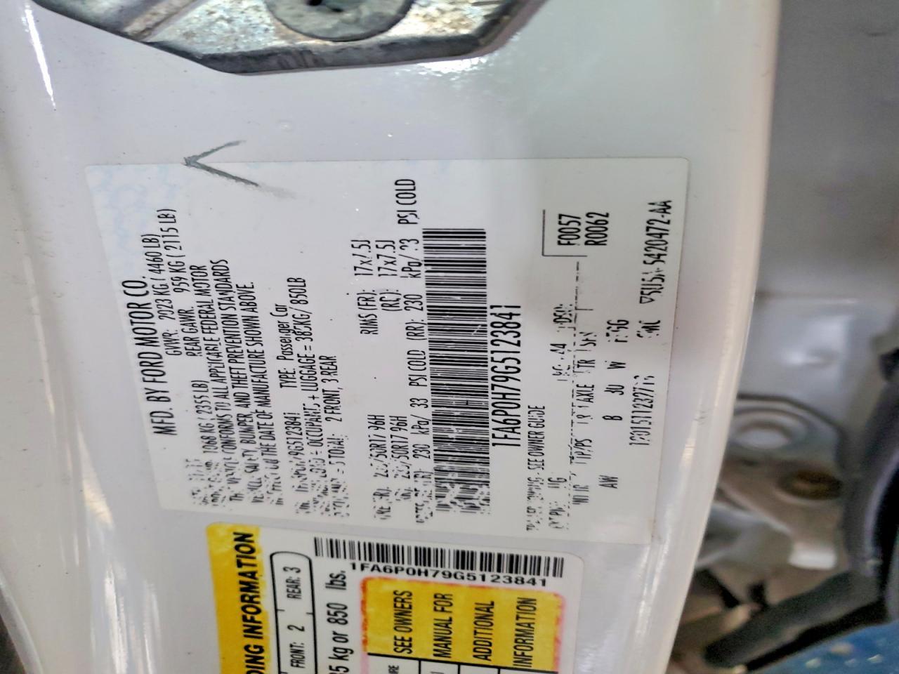 2016 Ford Fusion se