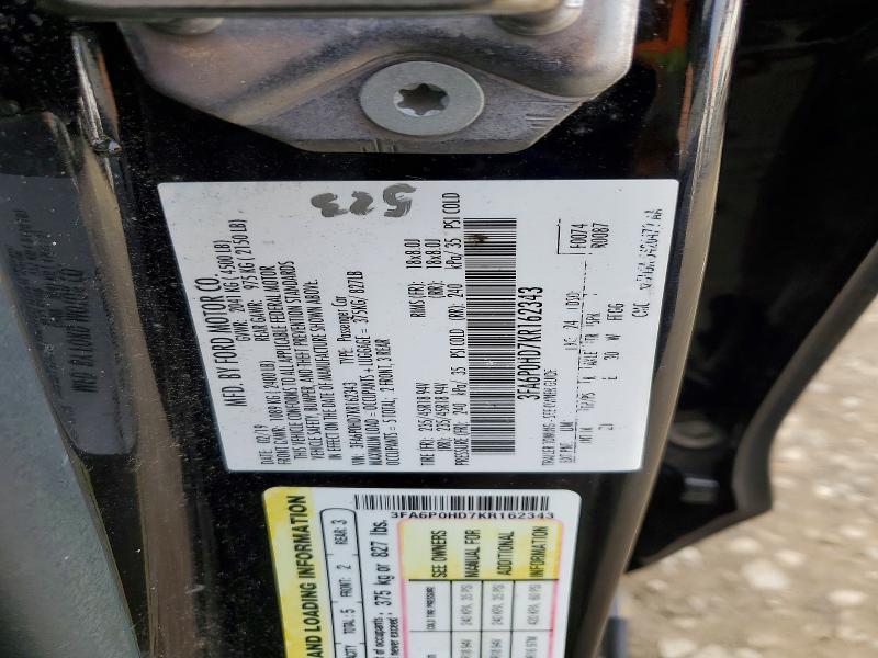 2019 Ford Fusion se