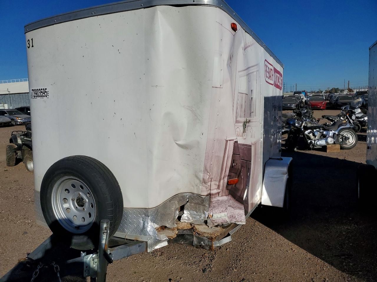 2018 LGS Enclosed Cargo Trailer