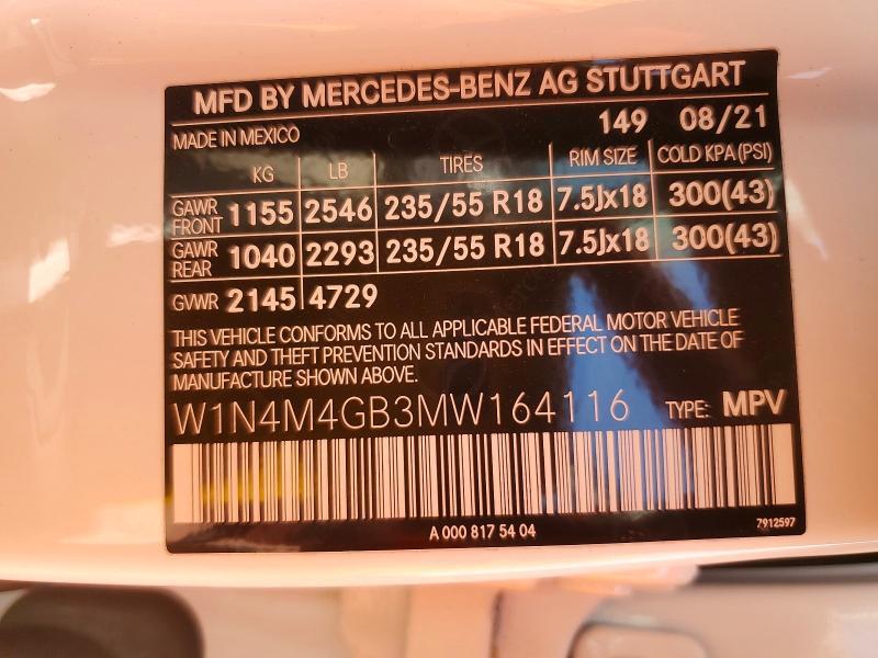 2021 Mercedes-Benz Glb 250