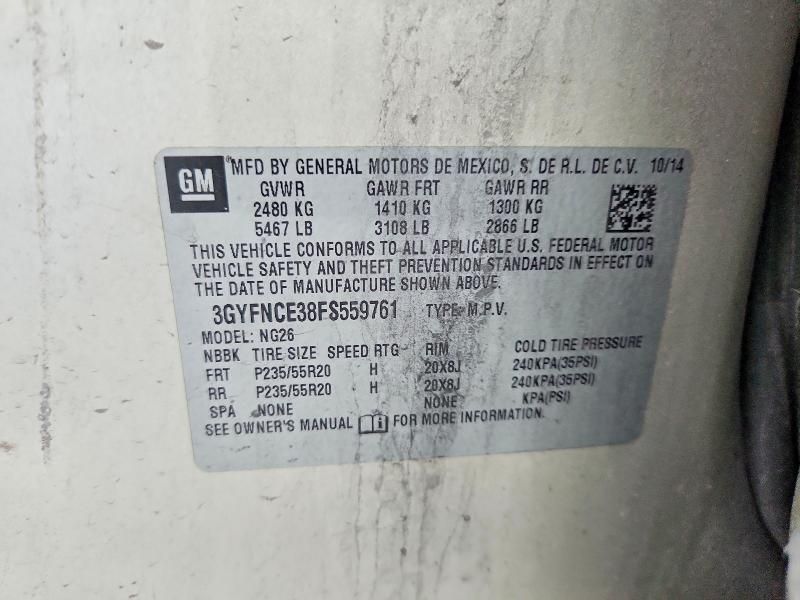 2015 Cadillac Srx Performance Collection