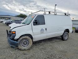 Salvage trucks for sale at Sacramento, CA auction: 2008 Ford E350 Utility / Service Van