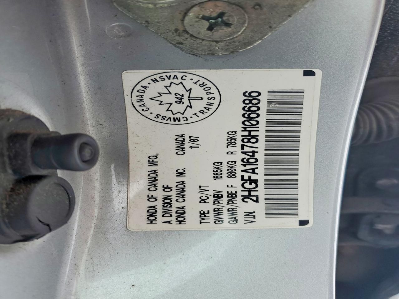 2008 Honda Civic Dx-g