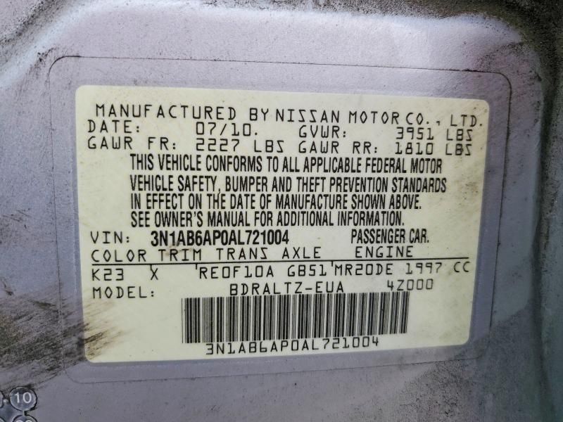 2010 Nissan Sentra 2.0