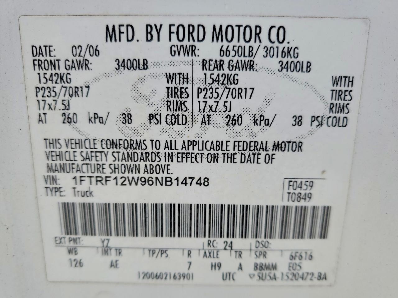 2006 Ford F150