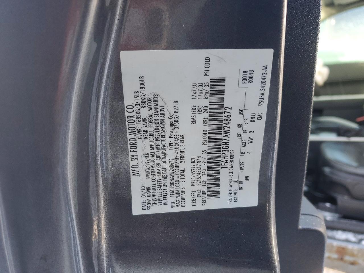 2010 Ford Focus ses