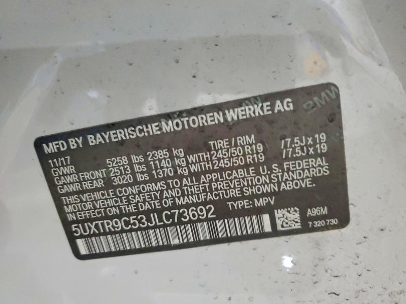 2018 BMW X3 Xdrive30i