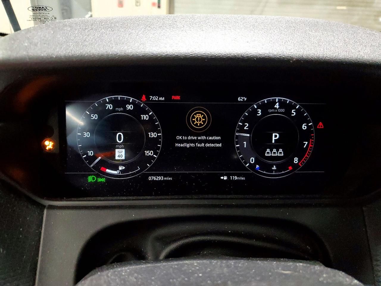 2019 Land Rover Range Rover Velar s