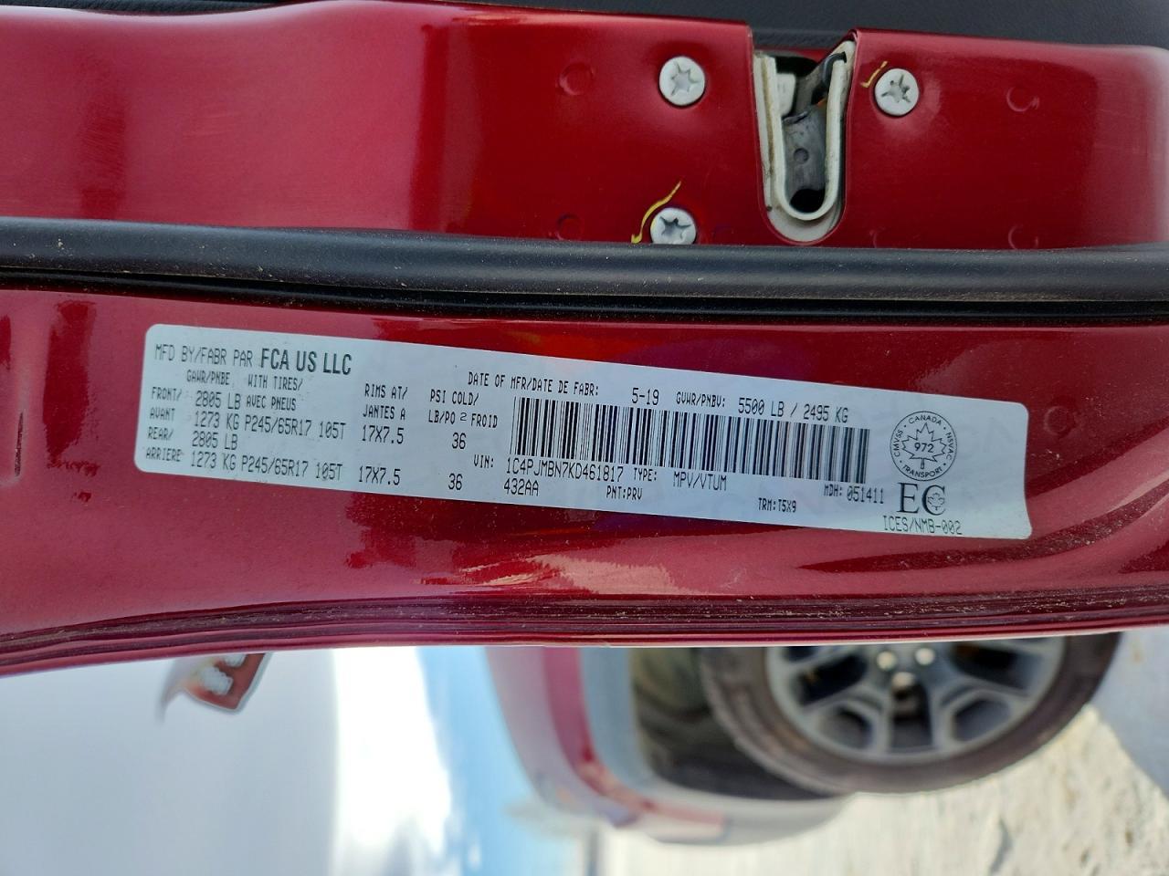 2019 Jeep Cherokee Trailhawk