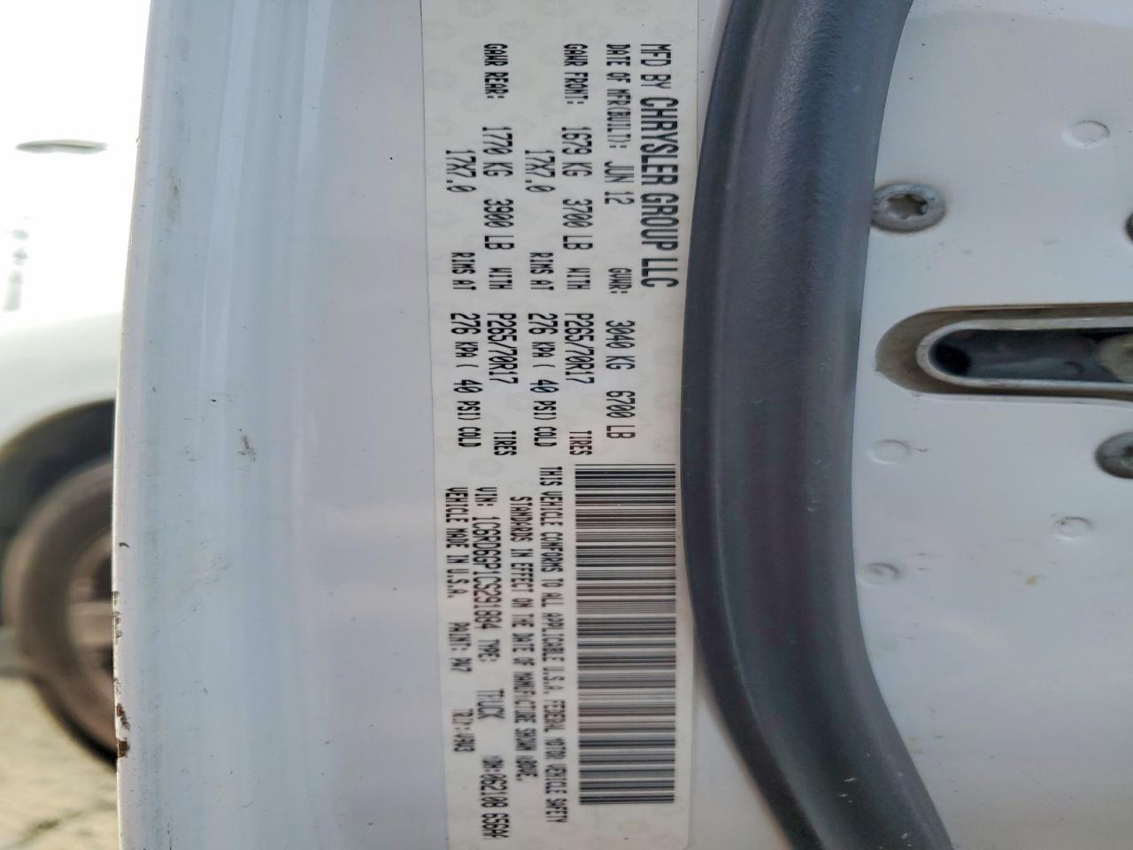 2012 Dodge Ram 1500 slt