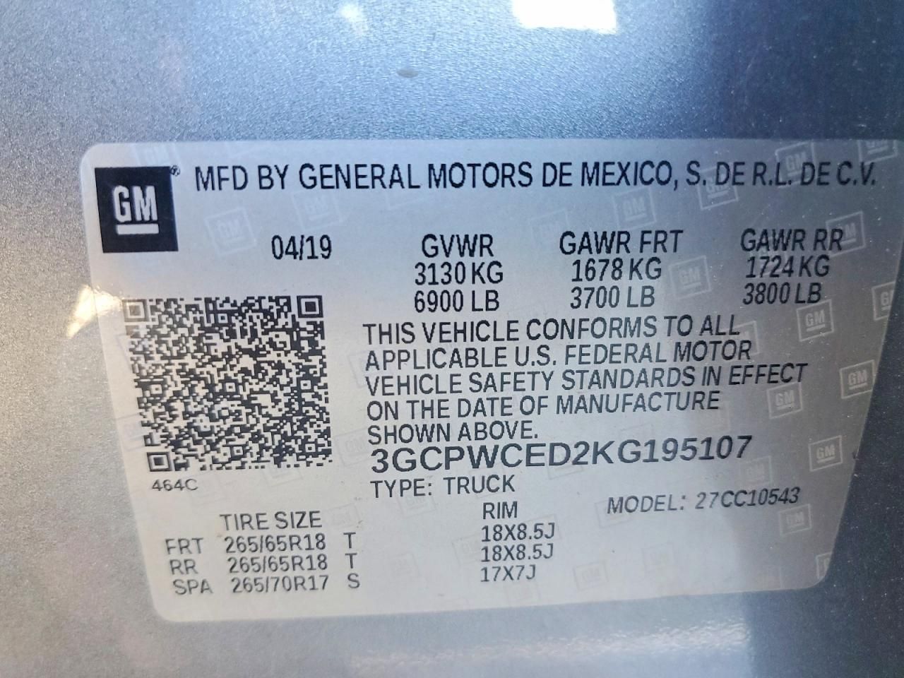 2019 Chevrolet Silverado C1500 lt