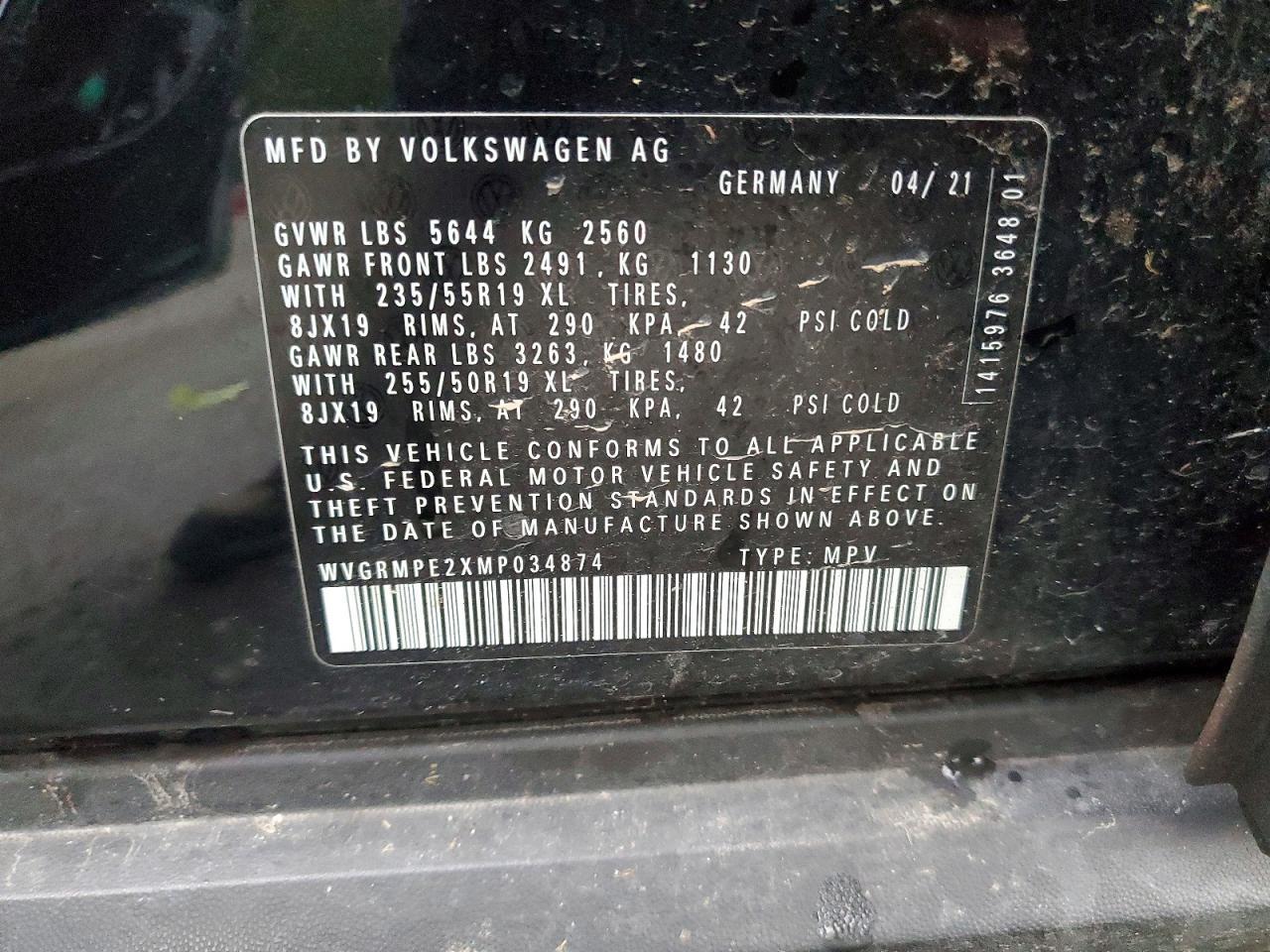 2021 Volkswagen Id.4 pro