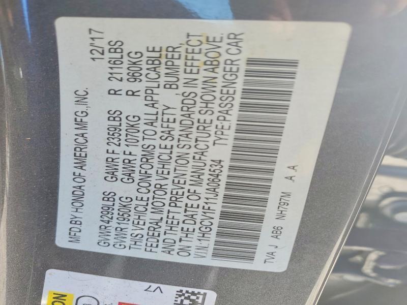 2018 Honda Accord lx