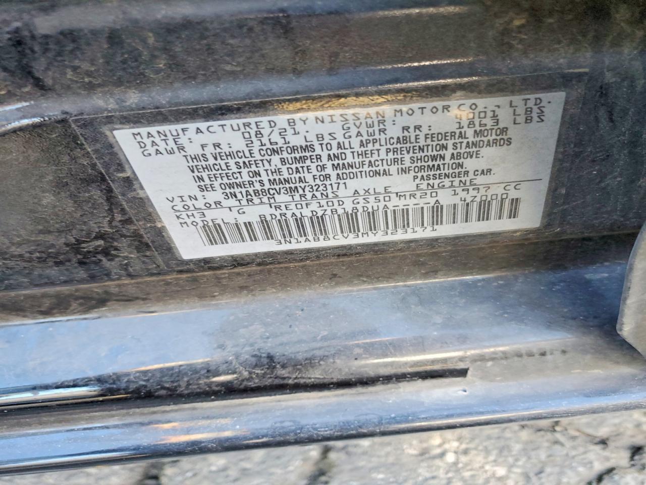 2021 Nissan Sentra sv