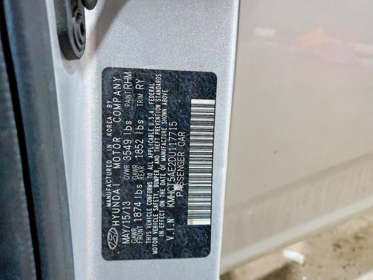 2013 Hyundai Accent gls