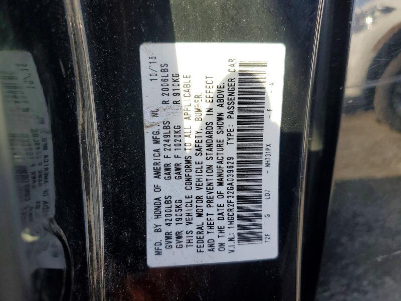 2016 Honda Accord lx