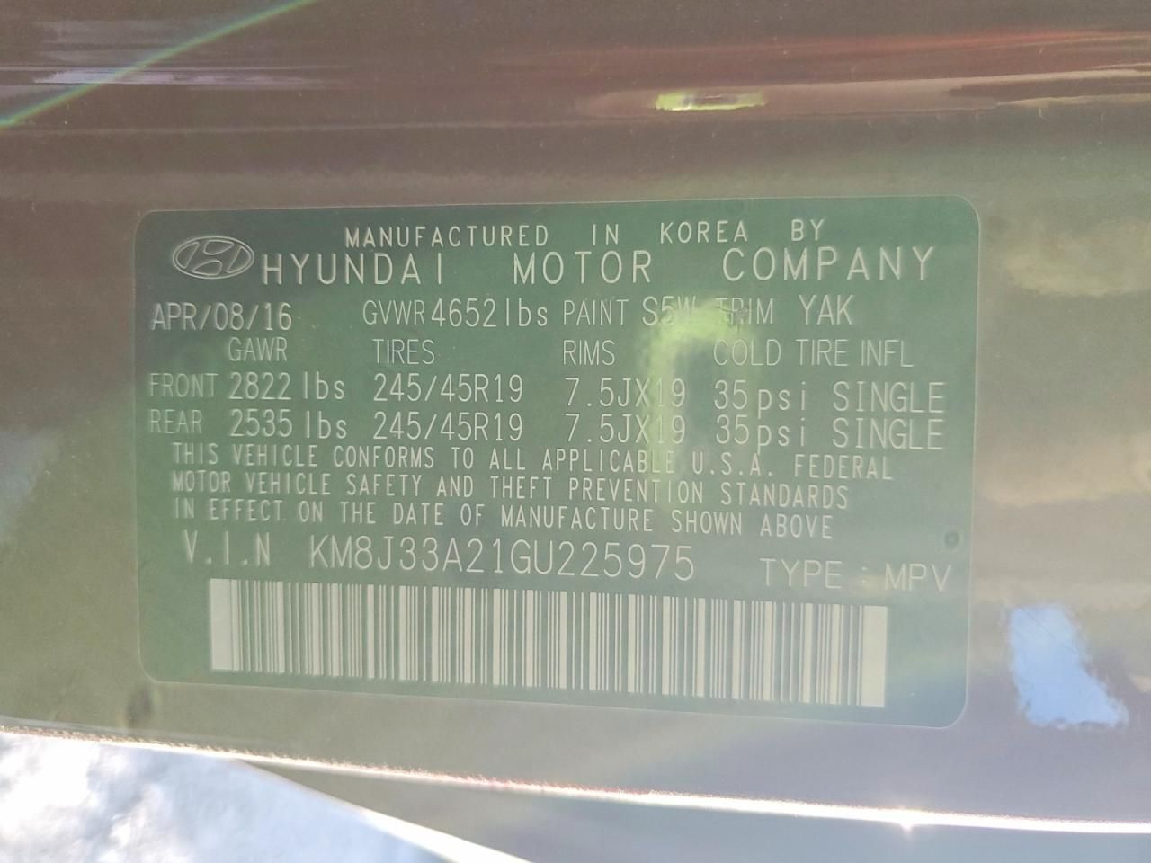 2016 Hyundai Tucson Limited