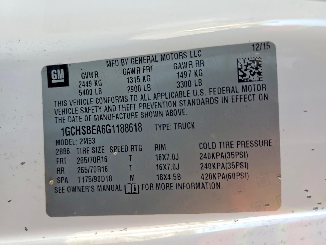 2016 Chevrolet Colorado