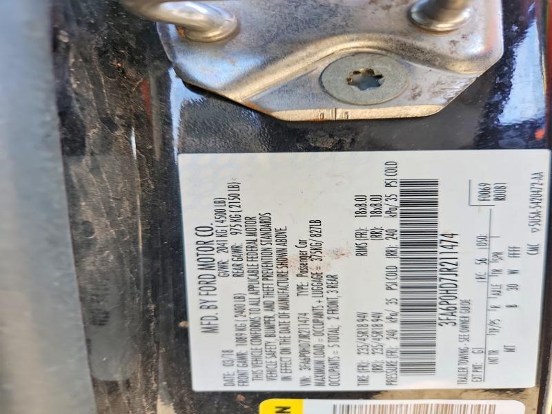 2018 Ford Fusion se