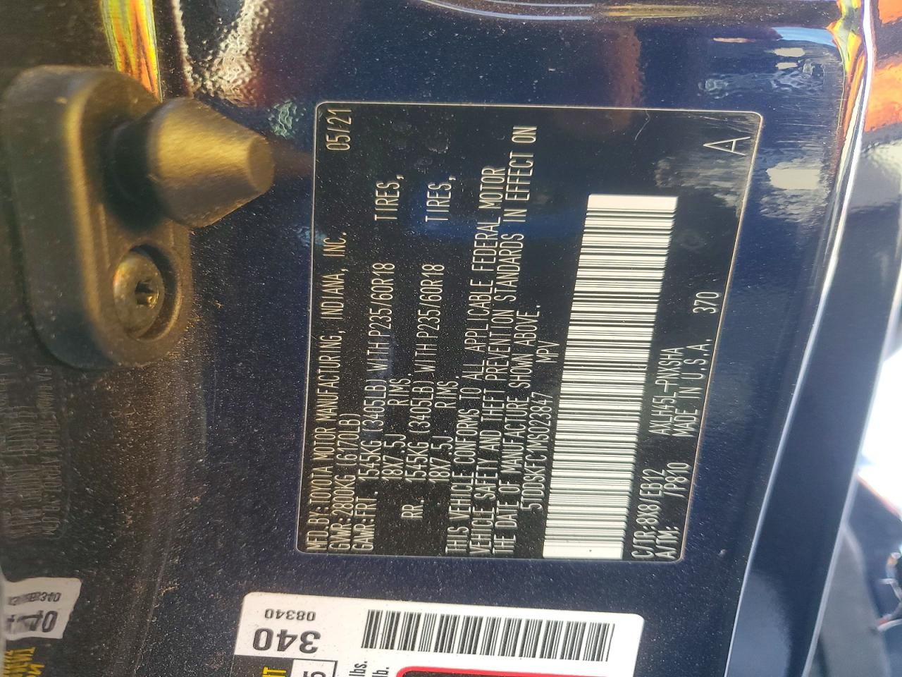 2021 Toyota Sienna xse