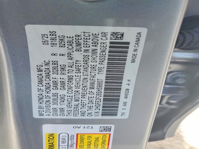 2025 Honda Civic lx