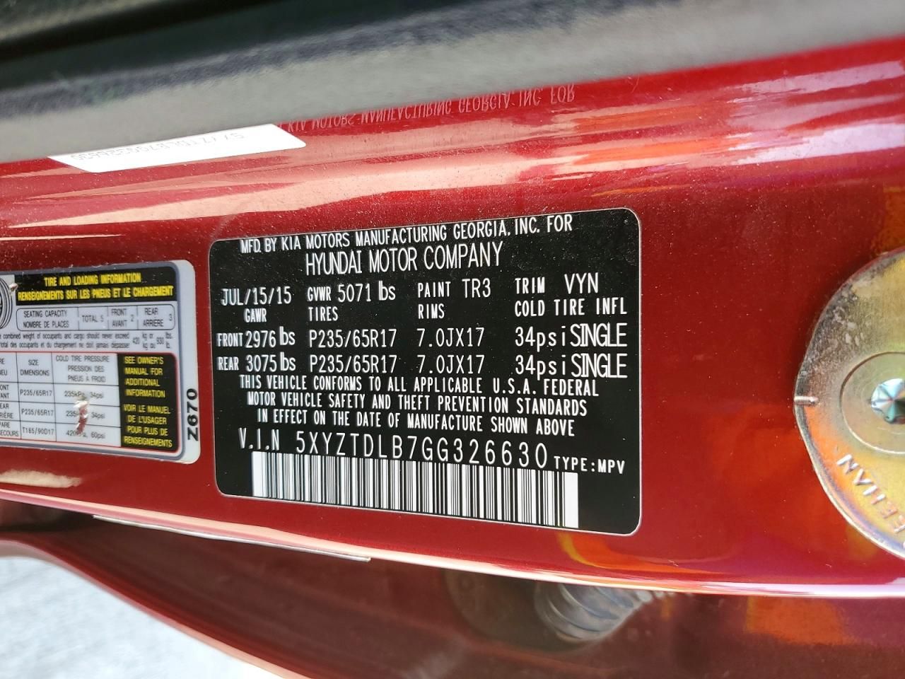 2016 Hyundai Santa fe Sport