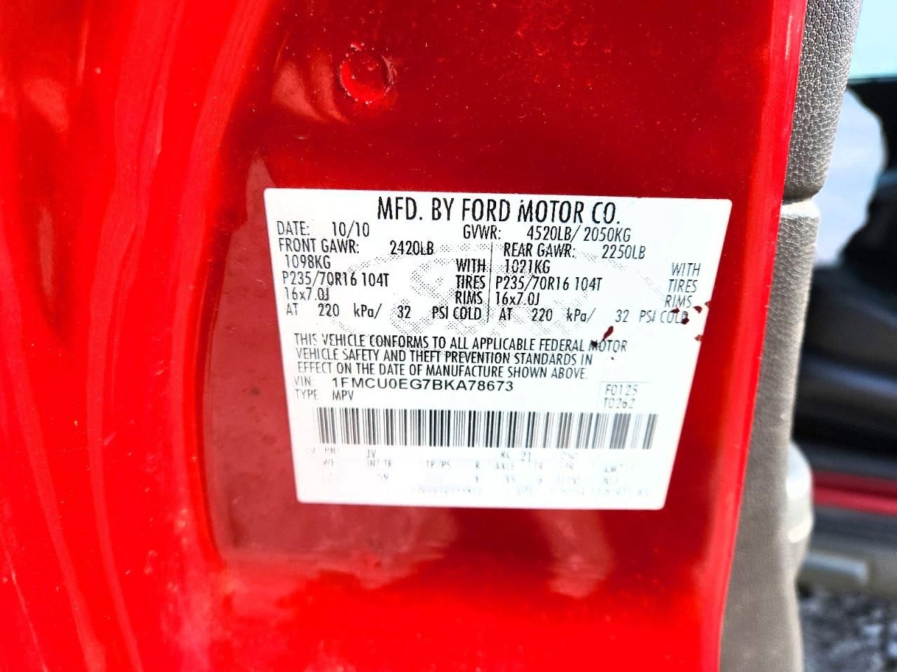 2011 Ford Escape Limited