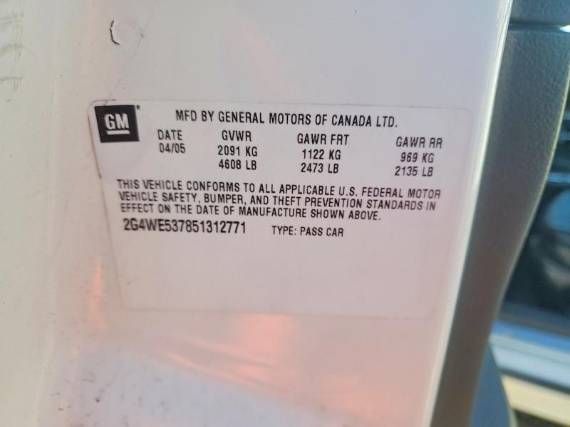 2005 Buick Lacrosse cxs