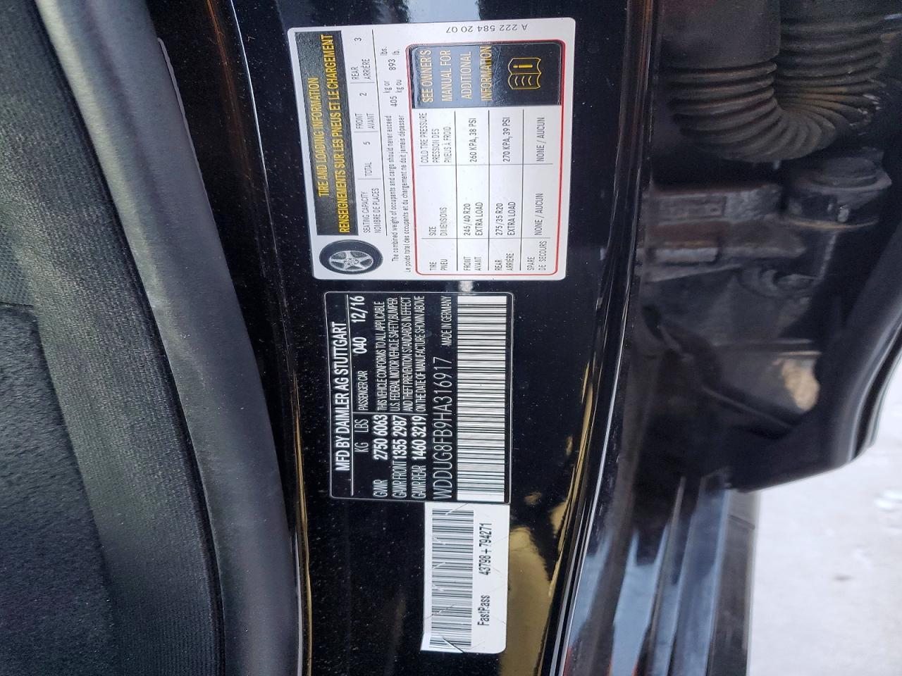 2017 Mercedes-Benz S 550 4matic