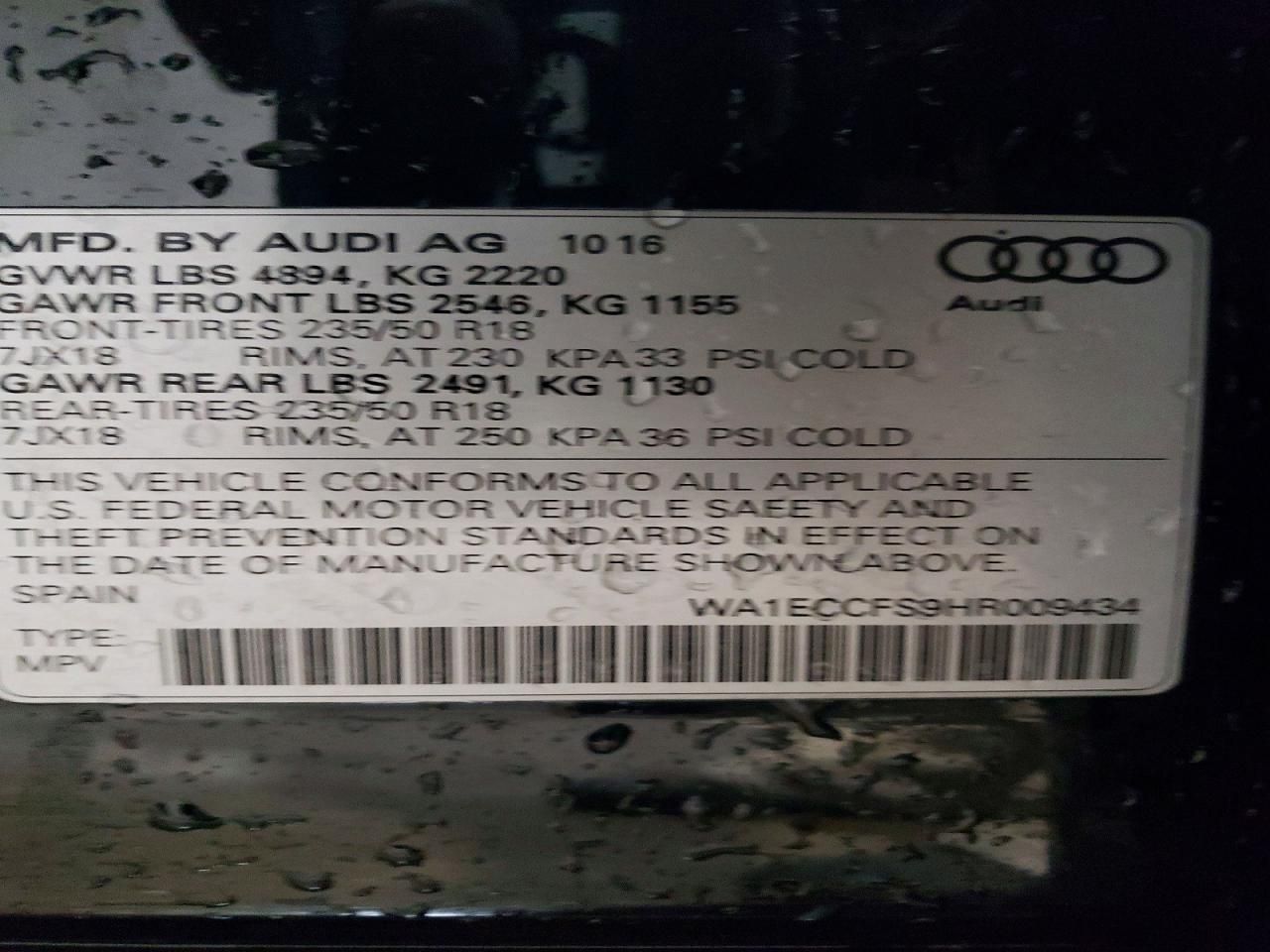 2017 Audi Q3 Premium