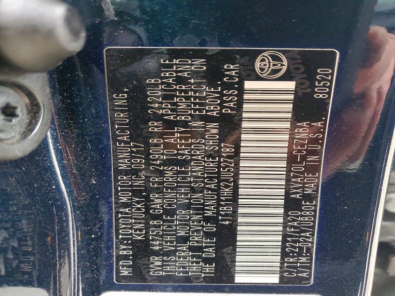 2018 Toyota Camry l
